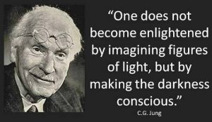 enlightenment making darkness light jung quote
