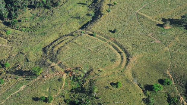 The geoglyphs were likely made by temporary clearings of the bamboo forests, but researchers don't believe they were used for villages. 
