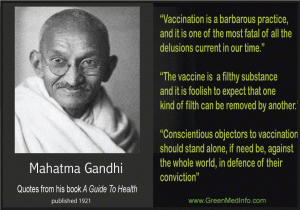 gandhi quote vaccines