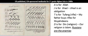 afghan indoctrination textbooks