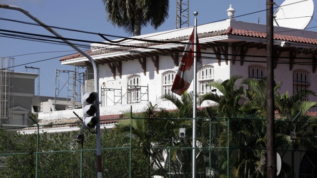 The Canadian Embassy is seen in Havana. Canadian diplomats and their families were targeted in their homes by apparent 'sonic attacks' in the Cuban capital. 