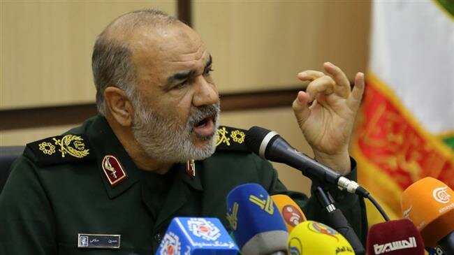 The chief commander of Iran’s Islamic Revolution Guards Corps (IRGC), Major General Hossein Salami 
