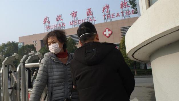 The Wuhan health commission said that 12 people have recovered and were discharged from hospital while five people were in serious condition [Noel Celis/AFP]